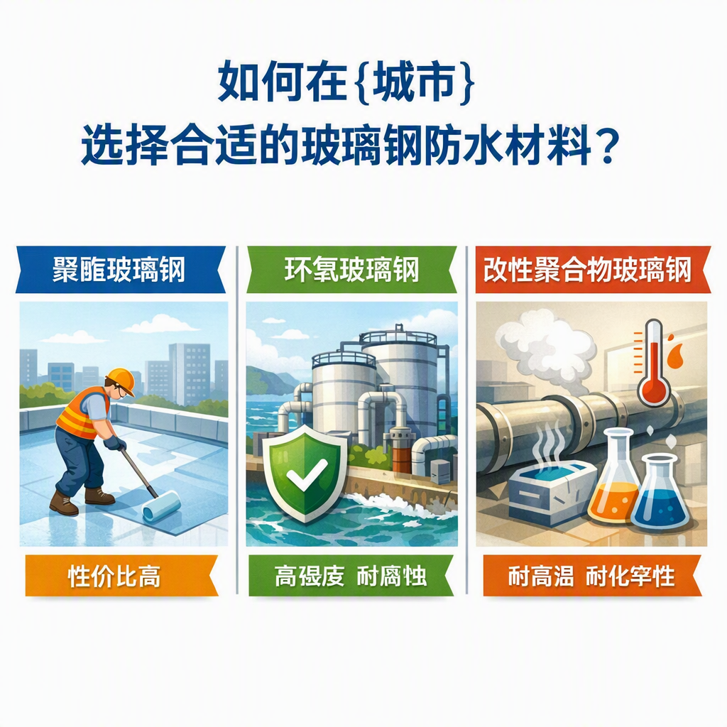 如何在清远选择合适的玻璃钢防水材料？
